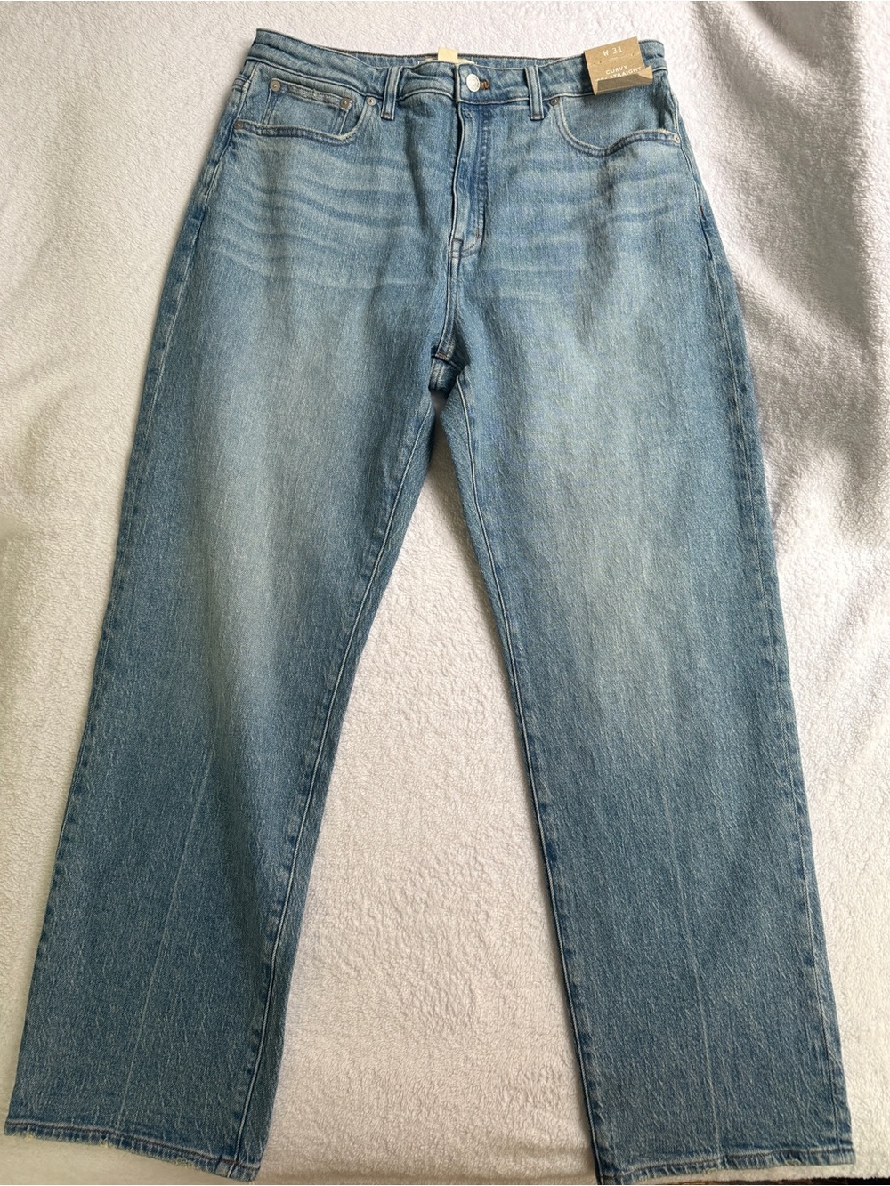 Madewell curvy 90’s straight leg jeans
